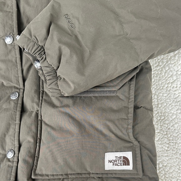 The North Face Olive Hooded Puffer Jacket - Picture 2 of 7